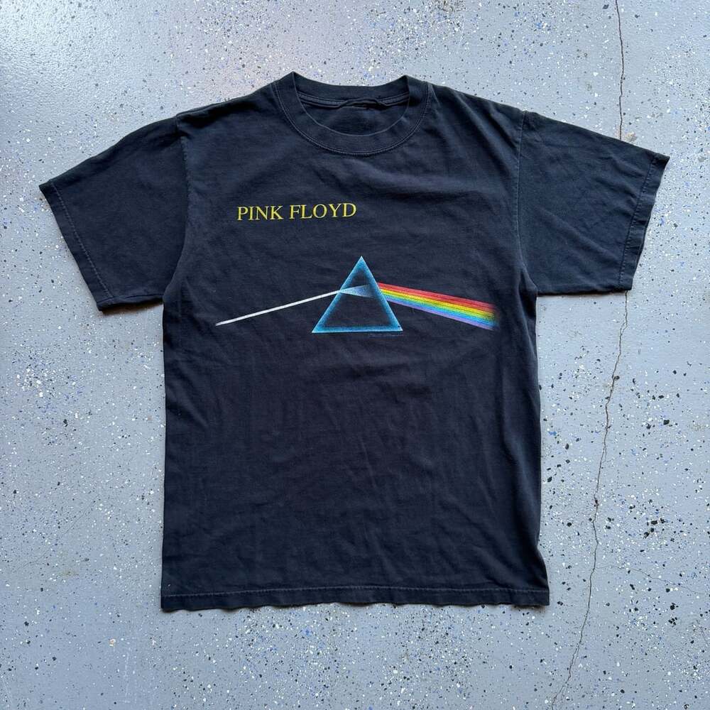 Vintage Pink Floyd Dark Side Of The Moon 1996 Tee shirt Black Size L